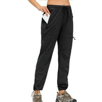 Ociviesr Ženske planinarske hlače na otvorenom radna odjeća Fitness Sportski trčanje Stretch tkani pješačke