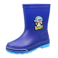 Kpoplk Toddler kišne čizme za dječake Djevojke Dječje cipele Slatka crtani film Mid Tube Rain Boots
