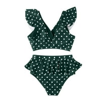 Leey-World Womens kupaći komimit Djevojka nacrtač bikini kupaći odijela kupaće kupaje zeleno, xl