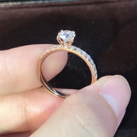 Fledorashia prstenovi za žene Mather's Day Pokloni Izvrsne prstenove Angažovanje vjenčanog nakita Pribor