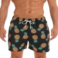 Sanviglor Muške hlače za plažu Pocket kupaći kostimi Struk Boardshorts Comfy Plivanje Tijelo Spring