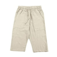 Muške hlače Muški proljetni ljetni pamučni duks jogging hlače labave casual na plaži Capri hlače za