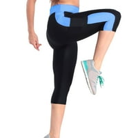 Ženske joge hlače Ženski visoko struk Tržni temminijski kontrolira Yoga Workout Capris Gambers Bočni