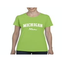 - Ženska majica kratki rukav - Michigan mama