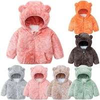 Durtebeua Toddler Slatka jakna Topla djeca Zima Warm sneg odjeća 12- mjeseci