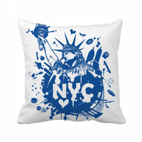 New York Siti USA od slobode bacaju jastuk za spavanje kauč na kauč na razvlačenje