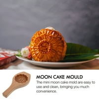 Moon Cake plijesni Drveni mjesec kolači za torte Kreativni alati za pečenje domaćinstava za kuhinju