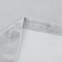 Haljine za žene plus veličine ženski džep V-izrez Shift kratkih rukava grafički otisci Srednji duljina