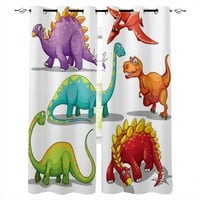 Različite vrste dinosaura prostorije za zavjese Veliki prozor dnevni boravak kupaonica DECORO Spavaća