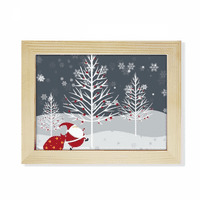 MAS Santa Claus Snowflake stabla Desktop Foto okvir Slika Art Art Dekoracija slika