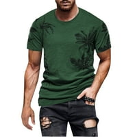 Proljeće i ljetni muški povremeni modni retro majica s kratkim rukavima