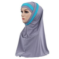 Dyfzdhu hidžab dvostruka petlja s klizanjem na šal povuci preko krepe povoljne šal marame