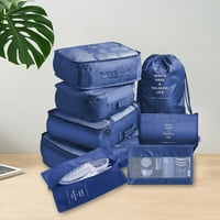 Taqqpue Travel torba za pakiranje kockica za pakiranje za prtljažni prostor uključuju vodootporne kesice