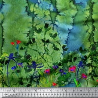 Onuone pamučne svilene listove i cvjetne ploče tiskano tkaninsko dvorište široko