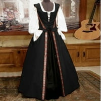 HHEI_K Fall Wedding Haljina za ženska haljina u stilu dvorca Modna velika ljuljačka Vintage Dugi rukav