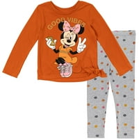 Disney Minnie Mise Dojenčišta za djecu, majica i gamaše odijelo se postavilo dojenče malo dijete