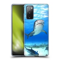 Dizajni za glavu Dizajni poznatih životinja TIGER SHARK Soft Gel Case kompatibilan sa Samsung Galaxy