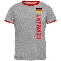Svjetski kup Nemačka Muška zvona majica Tamna Heather-crna LG