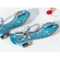 Daeful Deca Mary Jane Sandale Glitter Princess cipele za cipele cipele Lagane casual ples plava 9c