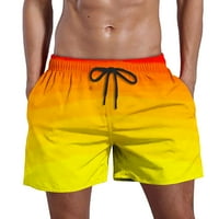 HFYIHGF MENS SWIM trunke sa kompresionima Pružajte prtljažnice Brzo suho surfanje Ljeto plaža Shorts