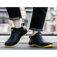 Ymiytan Unise udobne kišne čizme na otvorenom Antislip ravna bootie muške kuhinjske modne cipele s niskim