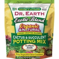 Dr. Earth Exotic Blend Qt. 1- LB. Kaktus, sočan za učvršćivanje MI 732232