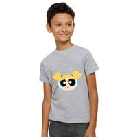 Dječaci i djevojke Pamučne majice Powerpuff Girls - okrugla kratka majica za dječaku majicu Harajuku
