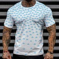 CLLIOS grafički majice Muškarci Ležerne prilike 3D 3D Print Košulje Regularni fit kratki rukav Top Plus