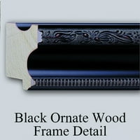 James Duncan Black Ornate Wood Framed Double Matted Museum Art Print pod nazivom - Filampelus vino