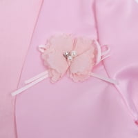 Renvena Kids Cvjetne djevojke mrlje dugih rukava Bolero ramena jakna za vjenčanje princeza haljina