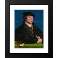 Hans Holbein mlađi crni moderni uokvireni muzej umjetnički print pod nazivom - Hermann von wdighi