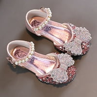Djevojke Sandale Veličina modne ljetne haljine performanse plesne cipele sjajni rinestone sekfin luk
