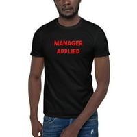 Crveni menadžer primijenio je majicu kratkih rukava majica po nedefiniranim poklonima