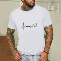 iopqo muns majica Muška ljetna moda casual okruglica Mala majica majica s kratkim rukavima majica za