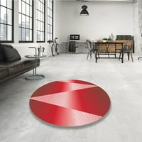 Ahgly Company Indoreni pravokutnik uzornim crvenim prostirkama crvene površine, 2 '3'