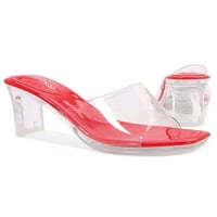 Welliumiy Wemens slajdes sandale na plaži na plaži na visokim potpeticama cipele za zabavu Vjenčanje Comfort Ljetna haljina Sandal crvena 7