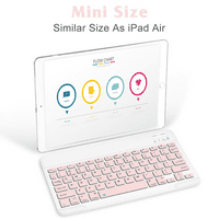 Ultra tanka Bluetooth punjiva tastatura za Tecno Spark Pro i sve Bluetooth omogućene iPad, iPhones,