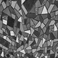 Ahgly Company Zatvoreni kvadrat uzorcirali tamno sive prostirke crnih područja, 8 'kvadrat