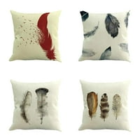 Set jastuka Pero moderna jednostavna atmosfera bacaju jastučnice poklopca jastuka kućišta kućni dekor