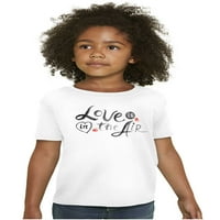 Ljubav u zraku Valentine Dan Romantične djevojke Dječja majica Tee Teen Brisco Brends S