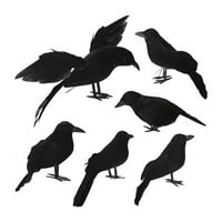 VikakioOze zaslada za Halloween, viseći crne vrane Halloween Dekoracija izvan Halloween Dekoracije na