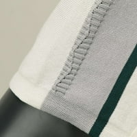 Hwmodou mužjake majice patchwork tiskani ovratnik kratkih rukava modna casual jedno rever kardigan jakna