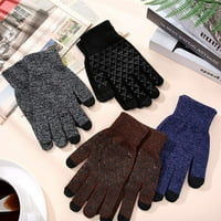 Zimske pletene klimu na dodirnim zaslonom zaslona Topla pletene rukavice protiv klizanja Traktrine rukavice