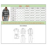 Advoicd majice za vježbanje za muškarce Muška štitna haljina košulje s dugim rukavima, majica s dugim