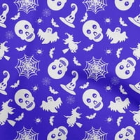Onuone svilena tabby laPIS plava tkanina Halloween DIY odjeća prekriva tkanina za ispis tkanine širom