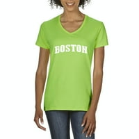 Arti - Ženska majica V-izrez kratki rukav - Boston