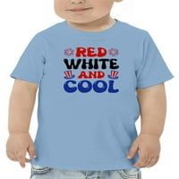 Crvena bijela i hladna majica Toddler -Image by Shutterstock, Toddler