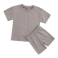 Simplmasygeni Dečiji dan Dar Kids Tops Clearance Ljeto Djevojke 'odijelo Boboy Boja kratke hlače s kratkim