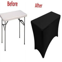 Poklopac stolnog stola za noge White Stretch pomoću banketnih tablica Pro