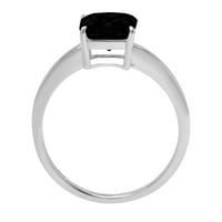 2. CT briljantan aspekser Clear Simulirani dijamant 18k bijeli zlatni pasijans prsten sz 6.5